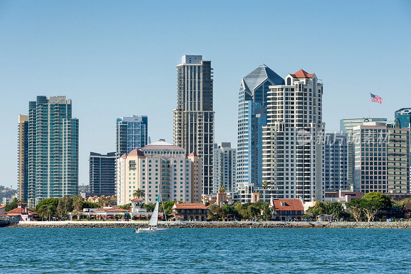 Embarcadero Marina，圣地亚哥，加利福尼亚州